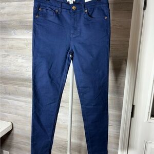 crown & ivy Navy Stretch Girls' Casual Pants 1094